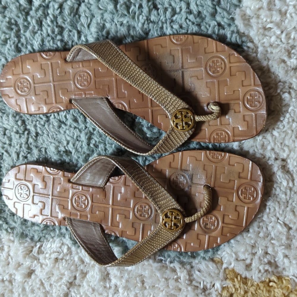 Tory Burch Thora Thong Flat Sandals 8M